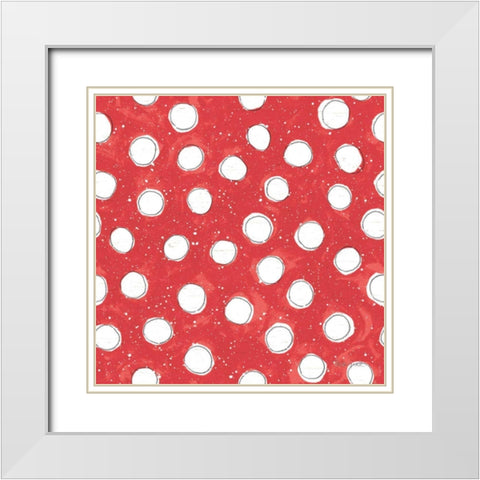 Farmhouse Holidays Step 05A White Modern Wood Framed Art Print with Double Matting by Grove, Beth