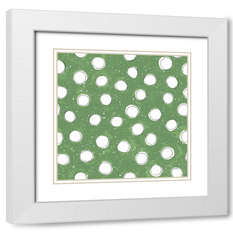 Farmhouse Holidays Step 05B White Modern Wood Framed Art Print with Double Matting by Grove, Beth