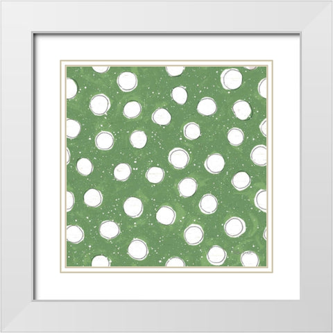 Farmhouse Holidays Step 05B White Modern Wood Framed Art Print with Double Matting by Grove, Beth
