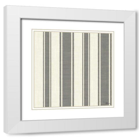 French Farmhouse Step 04B White Modern Wood Framed Art Print with Double Matting by Pela Studio