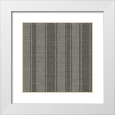 French Farmhouse Step 04E White Modern Wood Framed Art Print with Double Matting by Pela Studio