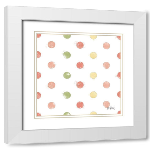 Painting Paris Step 03A White Modern Wood Framed Art Print with Double Matting by Pertiet, Katie