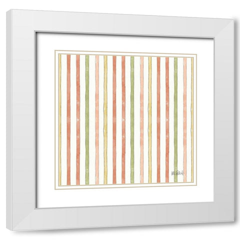 Painting Paris Step 04 White Modern Wood Framed Art Print with Double Matting by Pertiet, Katie
