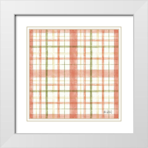 Painting Paris Step 06 White Modern Wood Framed Art Print with Double Matting by Pertiet, Katie