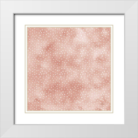 World Traveler Pattern XVIIA White Modern Wood Framed Art Print with Double Matting by Marshall, Laura