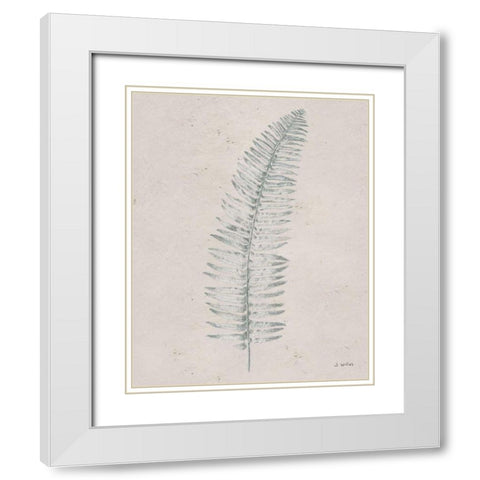 Soft Summer Sketches I White Modern Wood Framed Art Print with Double Matting by Wiens, James