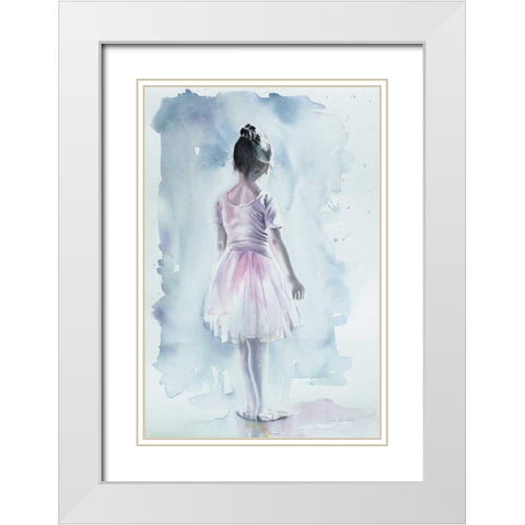 Time to go on White Modern Wood Framed Art Print with Double Matting by Valle, Aimee Del