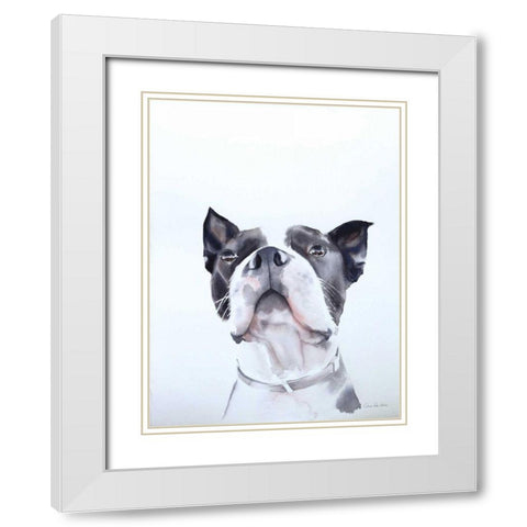 Bird Watching White Modern Wood Framed Art Print with Double Matting by Valle, Aimee Del