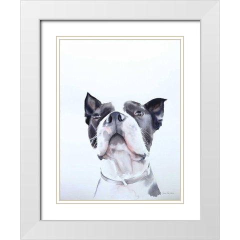 Bird Watching White Modern Wood Framed Art Print with Double Matting by Valle, Aimee Del