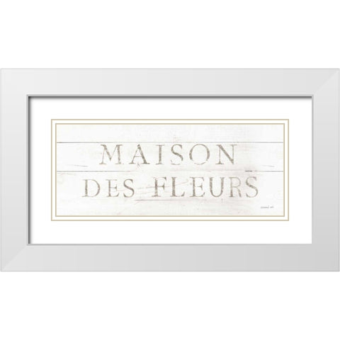 Maison des Fleurs IX White Modern Wood Framed Art Print with Double Matting by Nai, Danhui