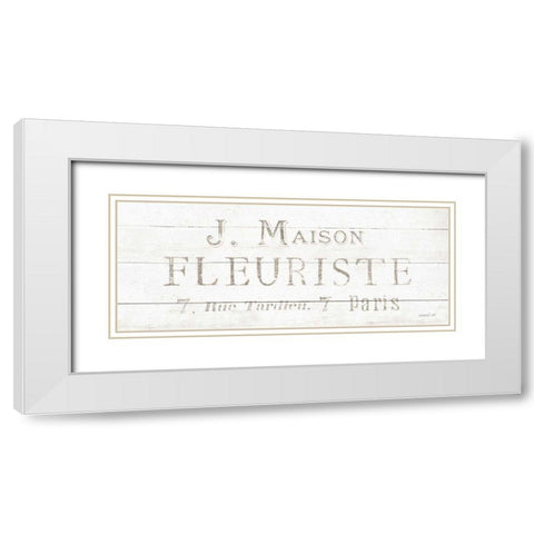 Maison des Fleurs X White Modern Wood Framed Art Print with Double Matting by Nai, Danhui