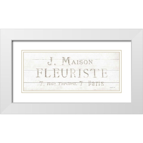 Maison des Fleurs X White Modern Wood Framed Art Print with Double Matting by Nai, Danhui