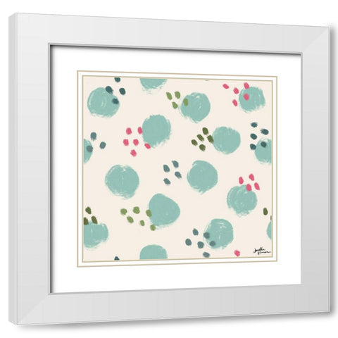 Live in Bloom Step 03A White Modern Wood Framed Art Print with Double Matting by Penner, Janelle