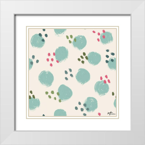 Live in Bloom Step 03A White Modern Wood Framed Art Print with Double Matting by Penner, Janelle