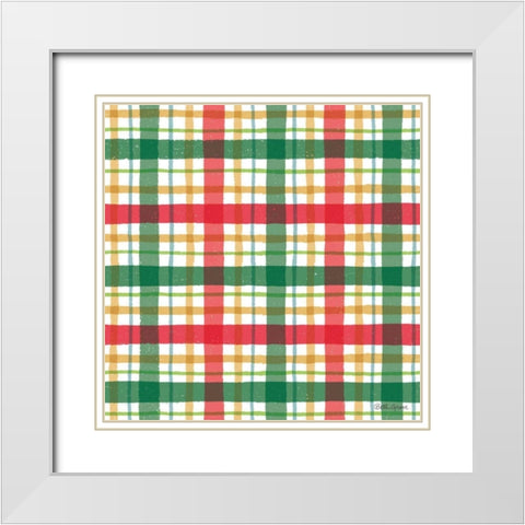 Holiday Paws Step 05 White Modern Wood Framed Art Print with Double Matting by Grove, Beth