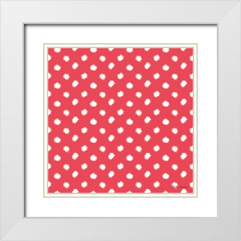 Holiday Paws Step 06C White Modern Wood Framed Art Print with Double Matting by Grove, Beth