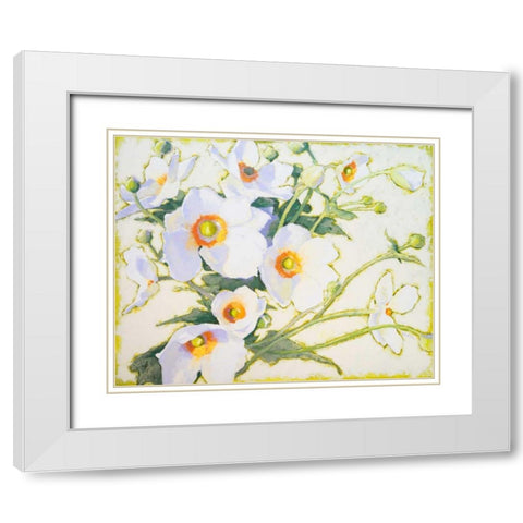 Morning Light has Broken White Modern Wood Framed Art Print with Double Matting by Novak, Shirley