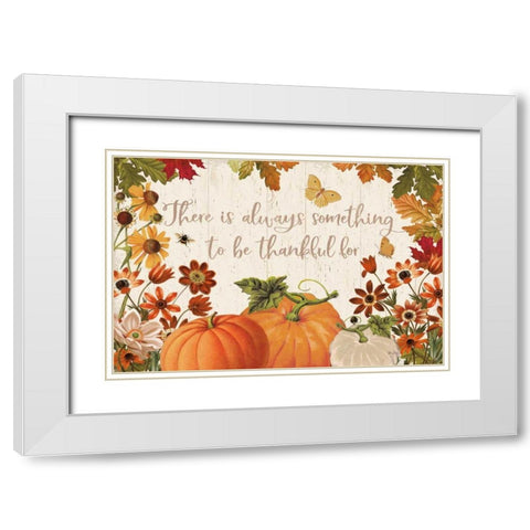 Fall Garden I White Modern Wood Framed Art Print with Double Matting by Pertiet, Katie