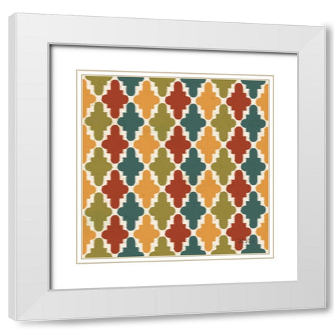 Fall Garden Step 07 White Modern Wood Framed Art Print with Double Matting by Pertiet, Katie