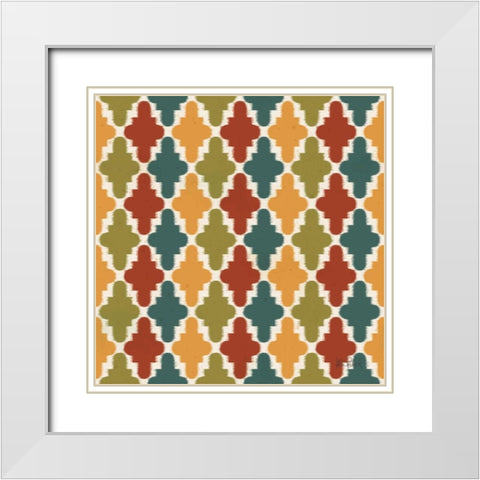 Fall Garden Step 07 White Modern Wood Framed Art Print with Double Matting by Pertiet, Katie