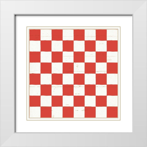 Down on the Farm Step 07B White Modern Wood Framed Art Print with Double Matting by Tavoletti, Anne