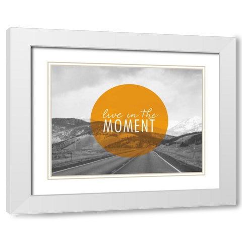Bold Adventures I v2 White Modern Wood Framed Art Print with Double Matting by Marshall, Laura