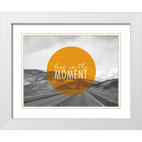 Bold Adventures I v2 White Modern Wood Framed Art Print with Double Matting by Marshall, Laura