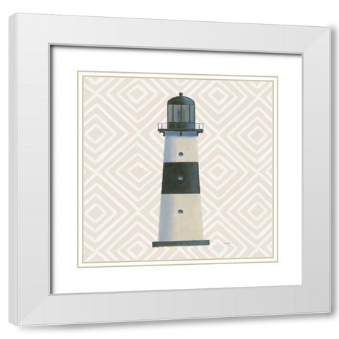 A Day at Sea III White Modern Wood Framed Art Print with Double Matting by Wiens, James