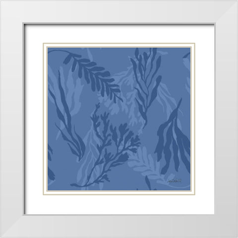 Deep Sea Step 03D White Modern Wood Framed Art Print with Double Matting by Tavoletti, Anne