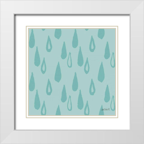 Deep Sea Step 06C White Modern Wood Framed Art Print with Double Matting by Tavoletti, Anne