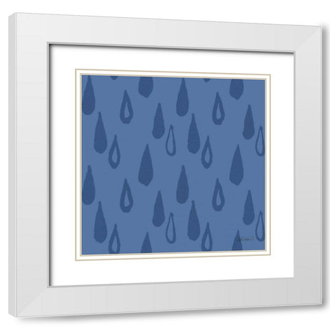 Deep Sea Step 06D White Modern Wood Framed Art Print with Double Matting by Tavoletti, Anne