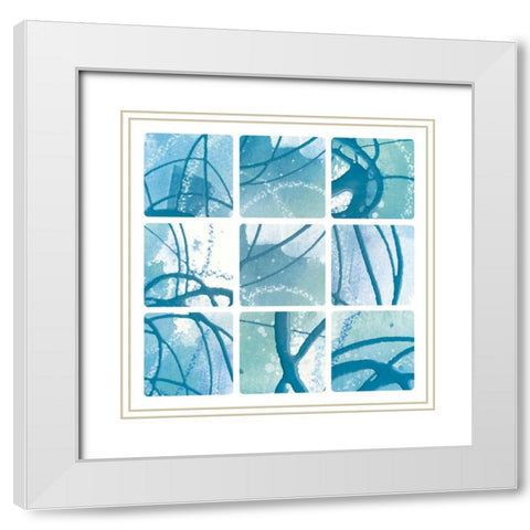 Underwater White Modern Wood Framed Art Print with Double Matting by Hershey, Moira