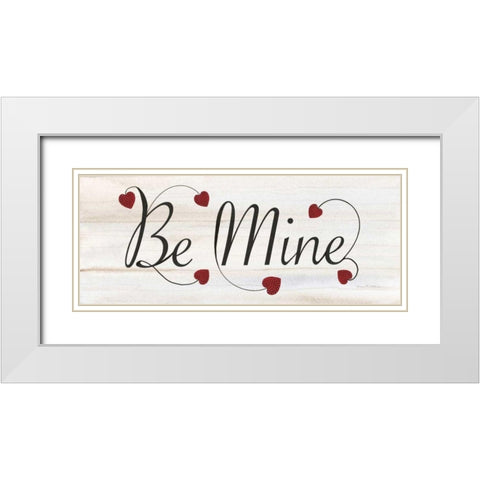 Rustic Valentine Saying IV White Modern Wood Framed Art Print with Double Matting by McKenna, Kathleen Parr