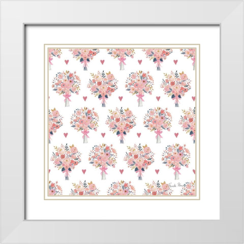 It Takes Two Step 02A White Modern Wood Framed Art Print with Double Matting by Zaman, Farida