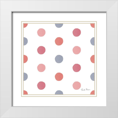 It Takes Two Step 08A White Modern Wood Framed Art Print with Double Matting by Zaman, Farida