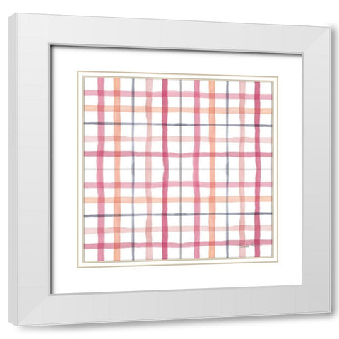 It Takes Two Step 10 White Modern Wood Framed Art Print with Double Matting by Zaman, Farida