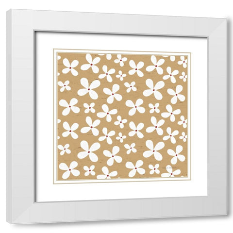Country Roads Step 04B White Modern Wood Framed Art Print with Double Matting by Marshall, Laura