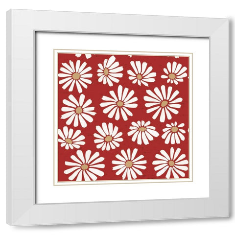 Country Roads Step 05A White Modern Wood Framed Art Print with Double Matting by Marshall, Laura