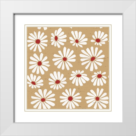 Country Roads Step 05B White Modern Wood Framed Art Print with Double Matting by Marshall, Laura