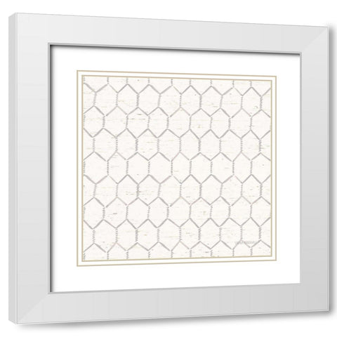 Country Roads Step 06A White Modern Wood Framed Art Print with Double Matting by Marshall, Laura