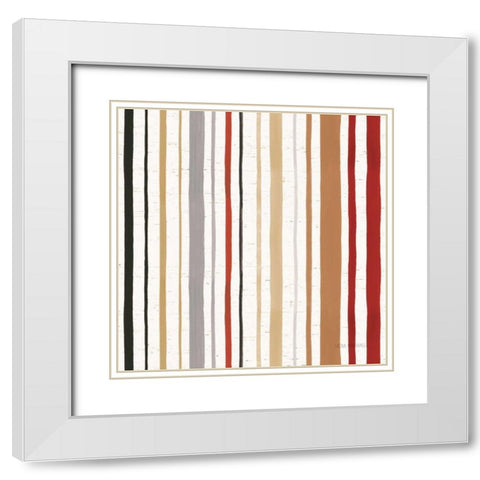 Country Roads Step 08 White Modern Wood Framed Art Print with Double Matting by Marshall, Laura