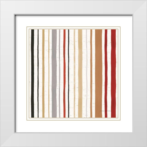 Country Roads Step 08 White Modern Wood Framed Art Print with Double Matting by Marshall, Laura