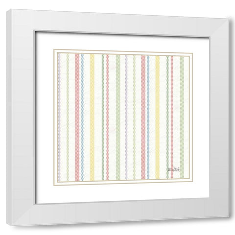 Easter Garden Step 02 White Modern Wood Framed Art Print with Double Matting by Pertiet, Katie