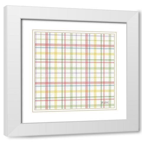 Easter Garden Step 03 White Modern Wood Framed Art Print with Double Matting by Pertiet, Katie