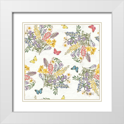 Easter Garden Step 05 White Modern Wood Framed Art Print with Double Matting by Pertiet, Katie