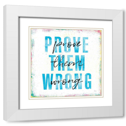 Empowerment IV White Modern Wood Framed Art Print with Double Matting by Marshall, Laura
