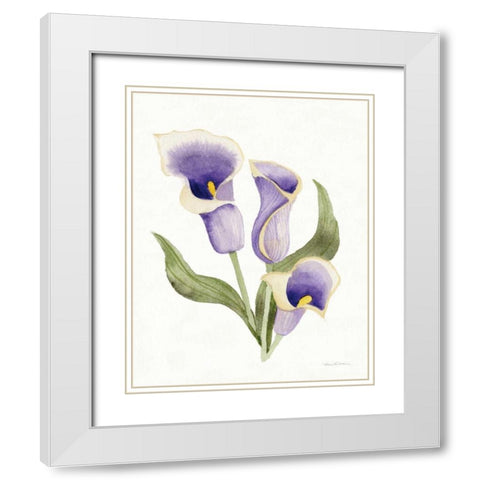 Easter Blessing Flower III White Modern Wood Framed Art Print with Double Matting by McKenna, Kathleen Parr