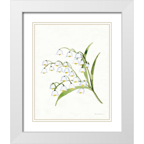 Easter Blessing Flower X White Modern Wood Framed Art Print with Double Matting by McKenna, Kathleen Parr