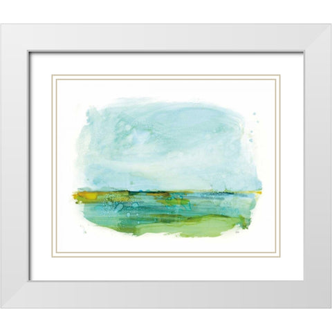 Sea Spray White Modern Wood Framed Art Print with Double Matting by Averinos, Melissa