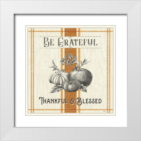 Autumn Farmhouse III White Modern Wood Framed Art Print with Double Matting by Pela Studio